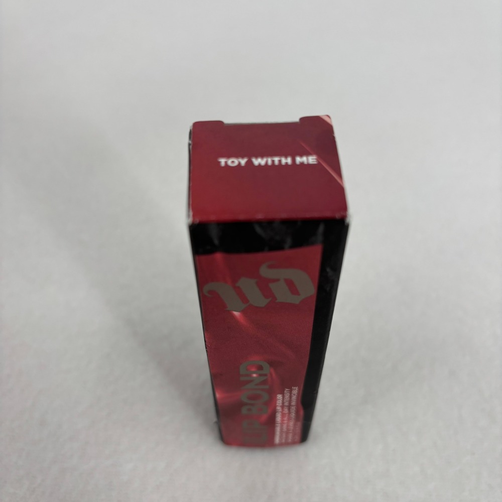 Urban Decay Vice Lip Bond Glossy Liquid Lipstick Toy With Me Red Vegan 0.14oz
